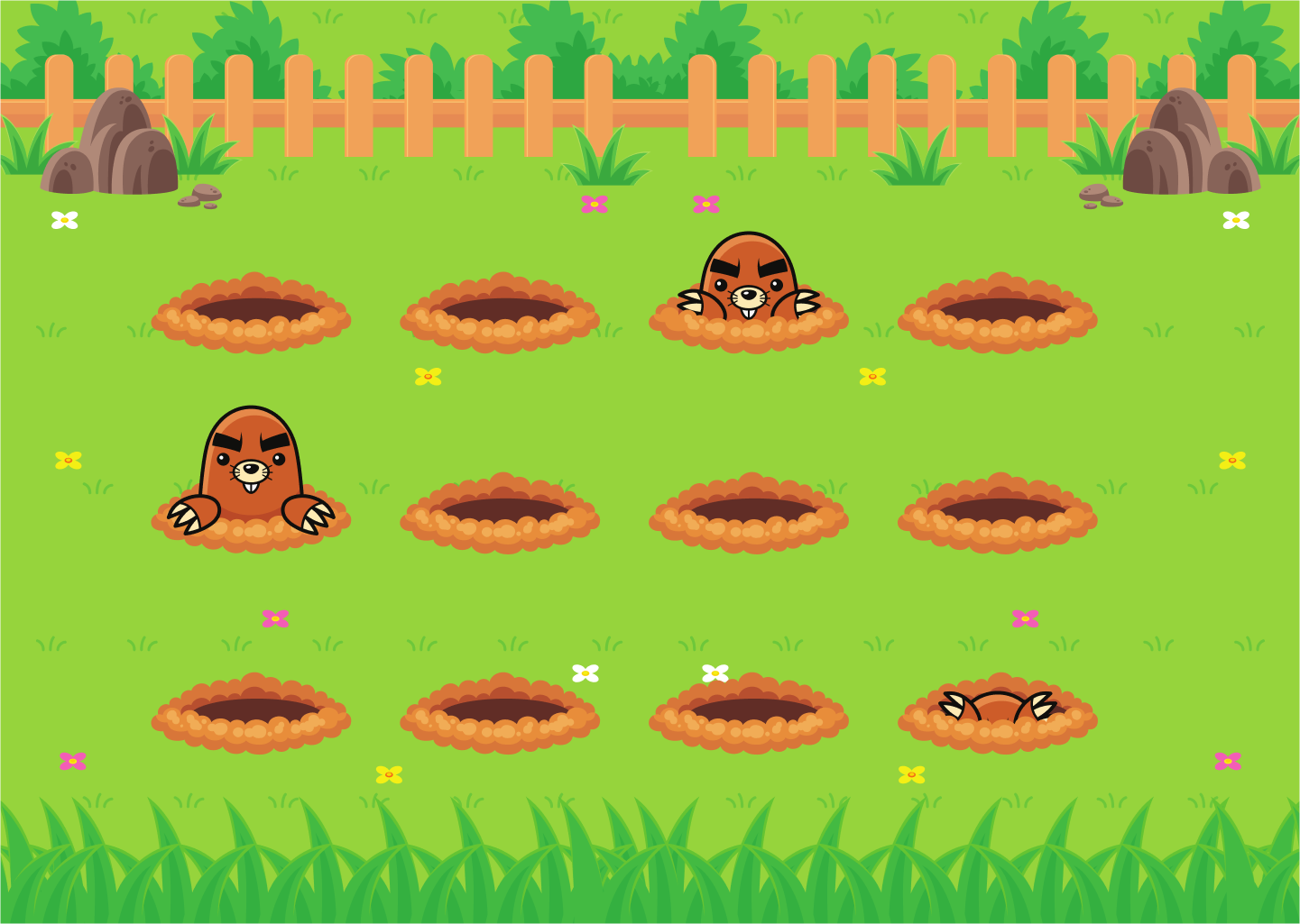 imagem de um jardim de toupeiras
